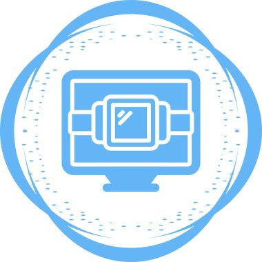 Seo simgesinin vektör illüstrasyonu