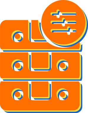 zincir linki simgesi basit vektör illüstrasyonu