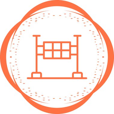 Modern b 'nin vektör illüstrasyonunda fabrika ikonu eksikliği