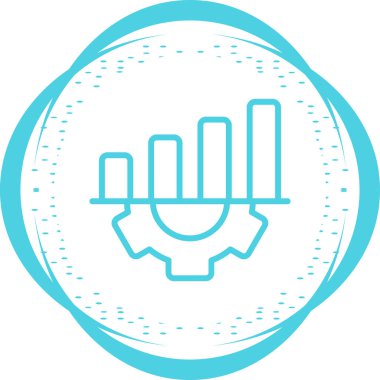 Güzel bir bitkinin vektör çizimi