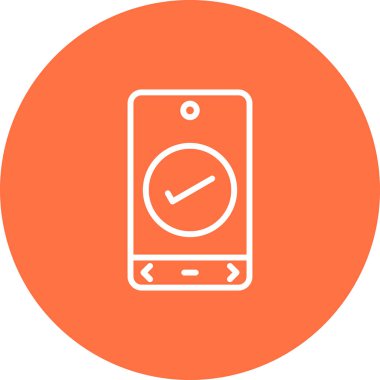 vektör cep telefon simgesi