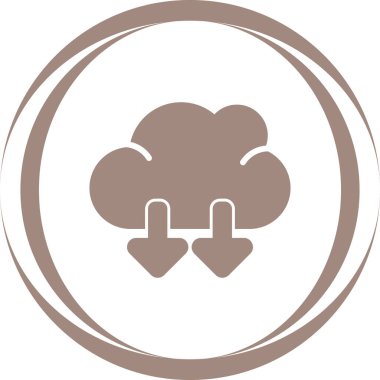 Modern simgenin vektör illüstrasyonu