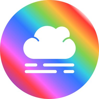 gökkuşağı gradyan çizgi film simgesi