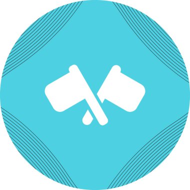 Bir fırça simgesinin vektör illüstrasyonu