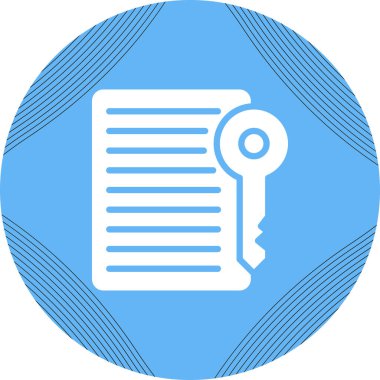 Belge. Web simgesi basit illüstrasyon