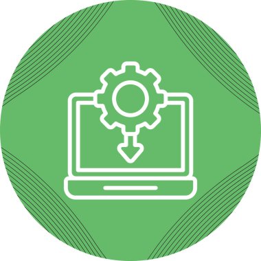 vektör dizüstü simgesi illüstrasyonu