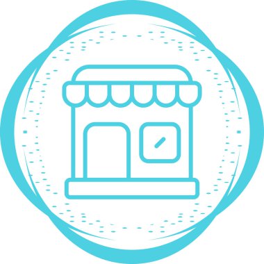 Alışveriş ve finans simgesinin vektör illüstrasyonu