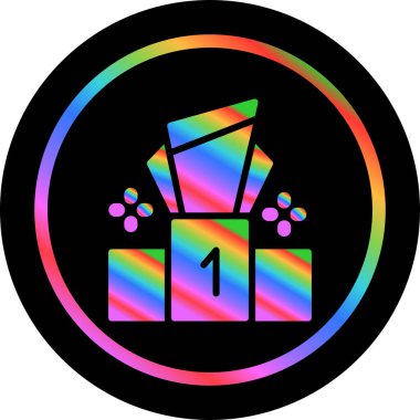 vektör gökkuşağı kutusu - Web için illüstrasyon