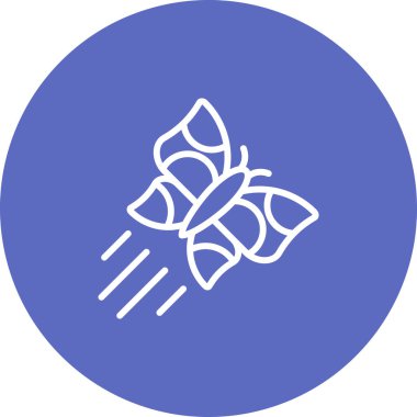 Bir çiçek simgesinin vektör illüstrasyonu