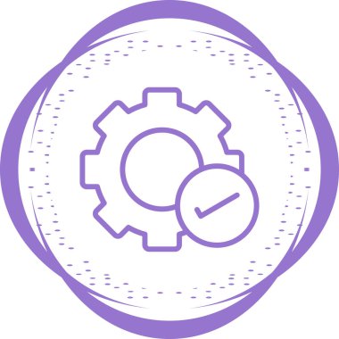 dişli ayarları yuvarlanmış simge