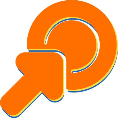 seo modern simgesinin vektör illüstrasyonu