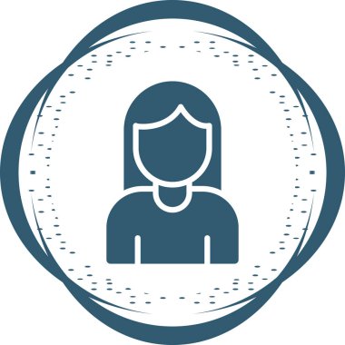 İnsan simgesinin vektör illüstrasyonu