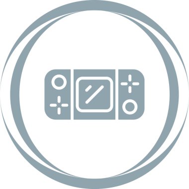 Oyun simgesinin vektör illüstrasyonu