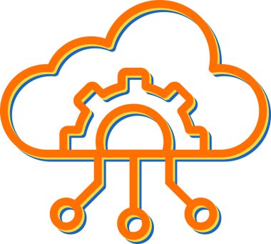 Bulut hesaplama. Web simgesi