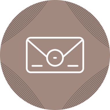 Moda biçimi arka planında e- posta simgesi