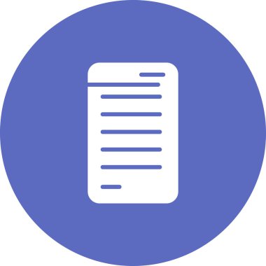 Belge. Web simgesi basit tasarım