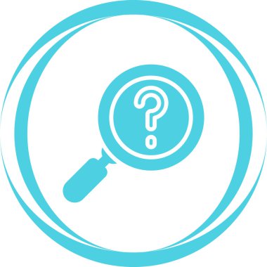 soru işareti simgesi, vektör tasarımı