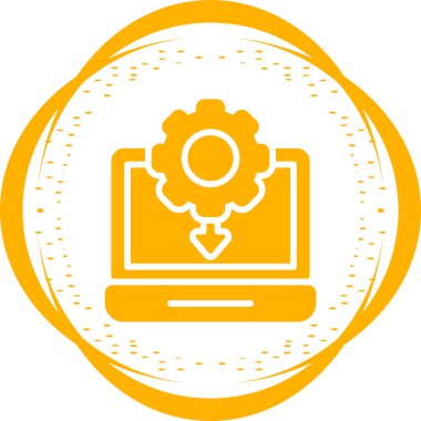 seo modern simgesinin vektör illüstrasyonu