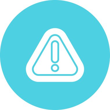 ünlem işareti simgesi vektör illüstrasyonu