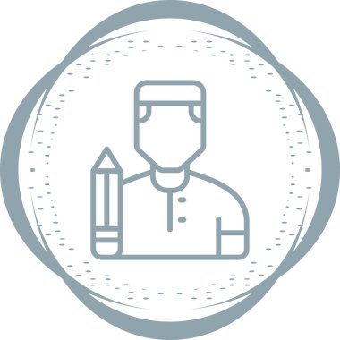 Modern simgenin vektör illüstrasyonu