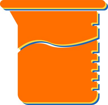 Sarı ve beyaz arkaplanın vektör çizimi