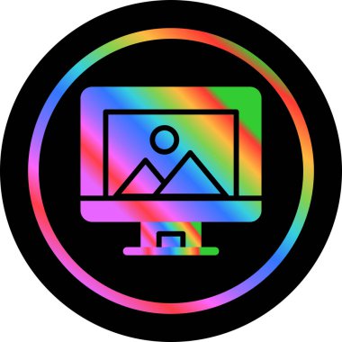 seo modern simgesinin vektör illüstrasyonu