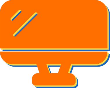 Çizgi film simgesinin vektör çizimi