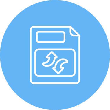 Dizin simgesinin vektör illüstrasyonu