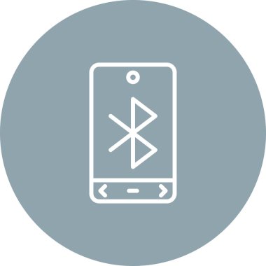 Akıllı telefon simgesinin vektör illüstrasyonu