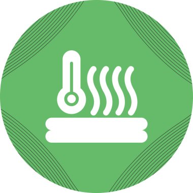 vektör sıcak klima simgesi