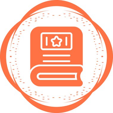 Kitap. Web simgesi basit illüstrasyon