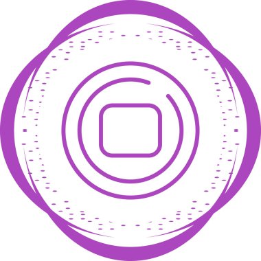 Eşsiz Pusula Vektör Satırı Simgesi