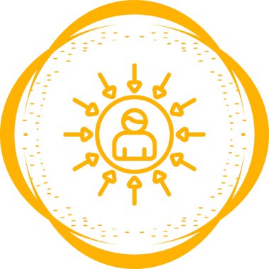 seo modern simgesinin vektör illüstrasyonu