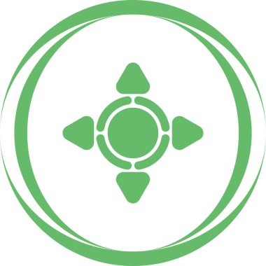 vektör pusula resimlemesi