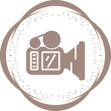 film simgesi vektör illüstrasyonu