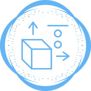 Kutu Simgesinin Vektör illüstrasyonu