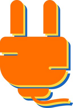 Çizgi film simgesinin vektör çizimi