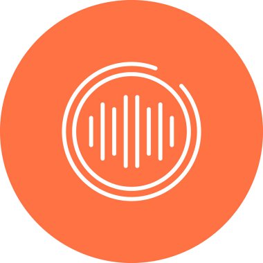 Vektör müzik ekolayzer simgesi