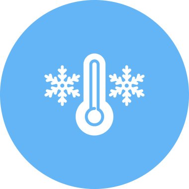 Kar tanesi. Web simgesi basit tasarım