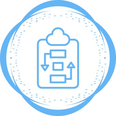 belge simgesi, vektör illüstrasyonu basit tasarım