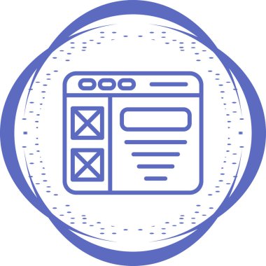 Seo simgesinin vektör illüstrasyonu