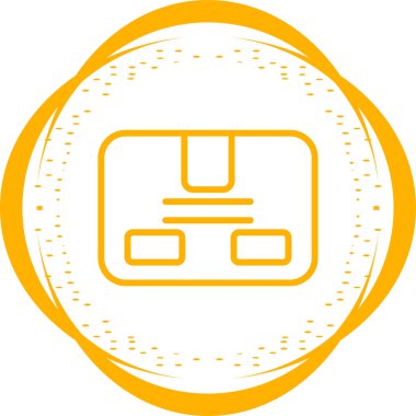 Dizüstü bilgisayar simgesi vektör çizimi