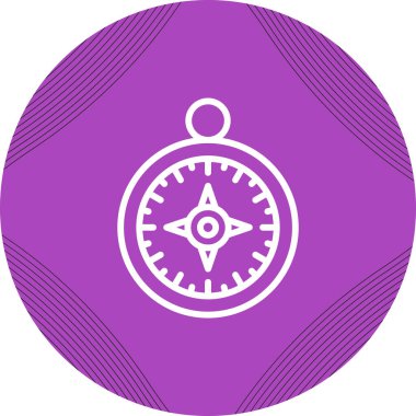 pusula web simgesi basit illüstrasyon