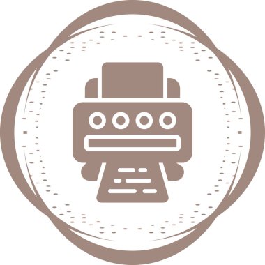 Modern oto tamir simgesinin vektör illüstrasyonu