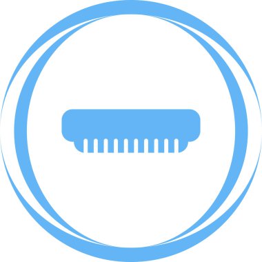 Tarak. Web simgesi basit illüstrasyon