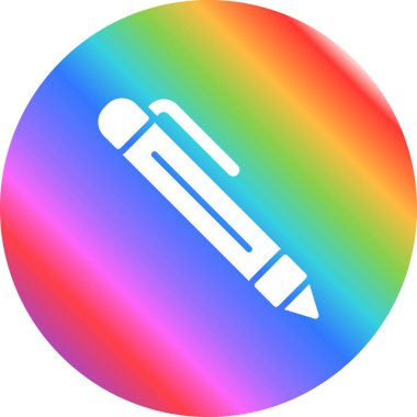 Kalem. Web simgesi basit tasarım