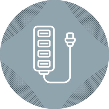 vector illustration of cable icon