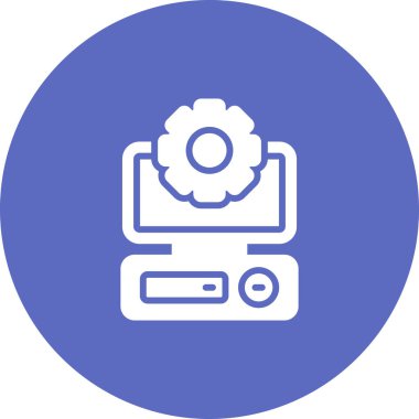 dizüstü bilgisayar web simgesi basit tasarım