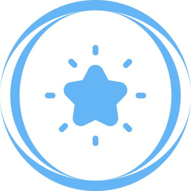 Yıldız. Web simgesi basit illüstrasyon