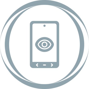 Mobil kutsal kişilerin resmi, vektör çizim